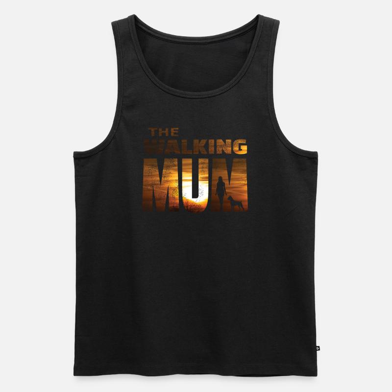 Hund Boxer Hundebesitzer Geschenkidee - Männer Premium Bio Tank Top - Schwarz