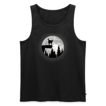 Cat Friend, Cadeau d’accessoires pour chat - Débardeur bio Premium Homme - noir - Devant - Michal (187cm)