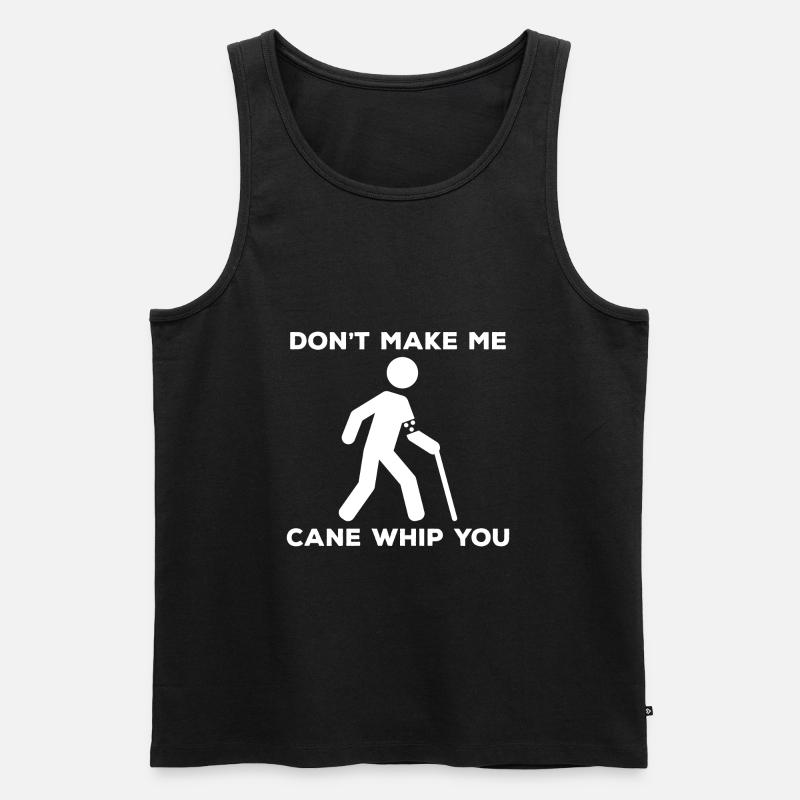 Sehbehindert Blind - Männer Premium Bio Tank Top - Schwarz
