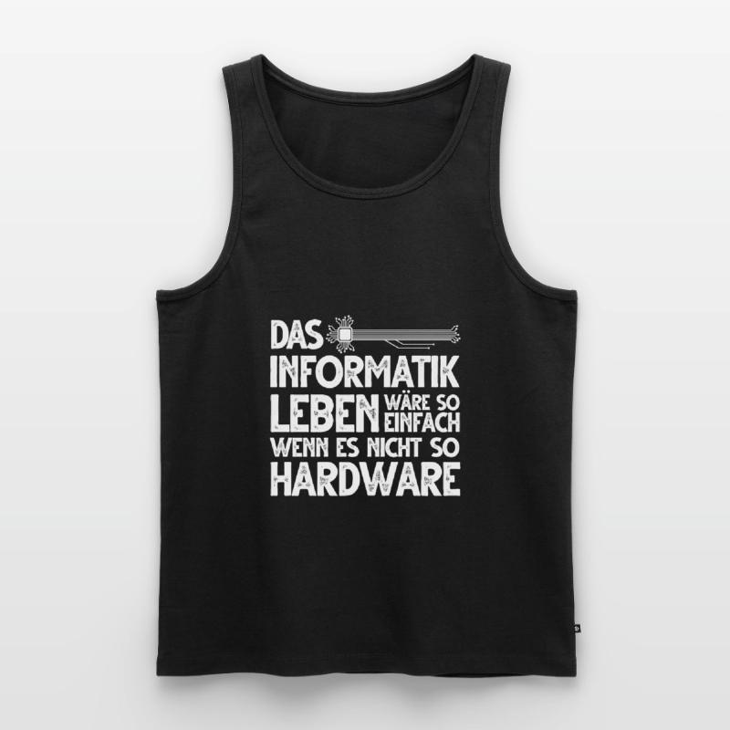 Informatiker Informatik Programmierer Nerd Geek Männer Premium Bio Tank Top