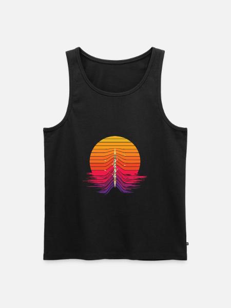 Rudern Ruderer - Männer Premium Bio Tank Top - Schwarz