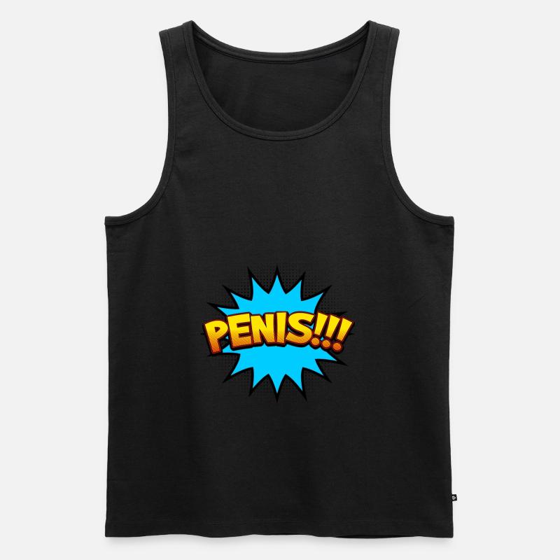 Penis Comic Style - Männer Premium Bio Tank Top - undefined