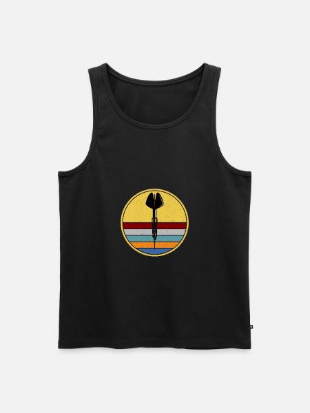 Dart Dart Dart Pile Sjove Hobby Darten - Herre Premium økologisk tanktop - sort