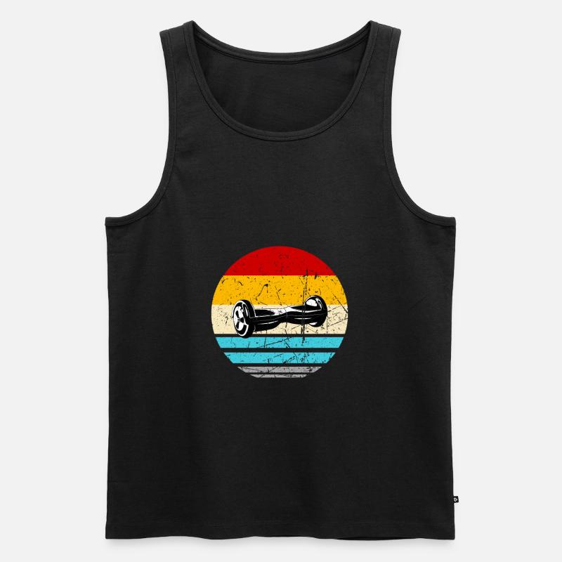 Hoverboard E-Board Skateboard Hovern - Männer Premium Bio Tank Top - Schwarz