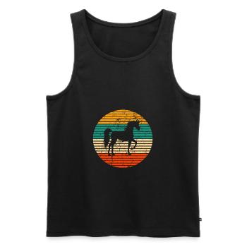 Licorne Unicorn licorne - Débardeur bio Premium Homme - noir - Devant - Michal (187cm)