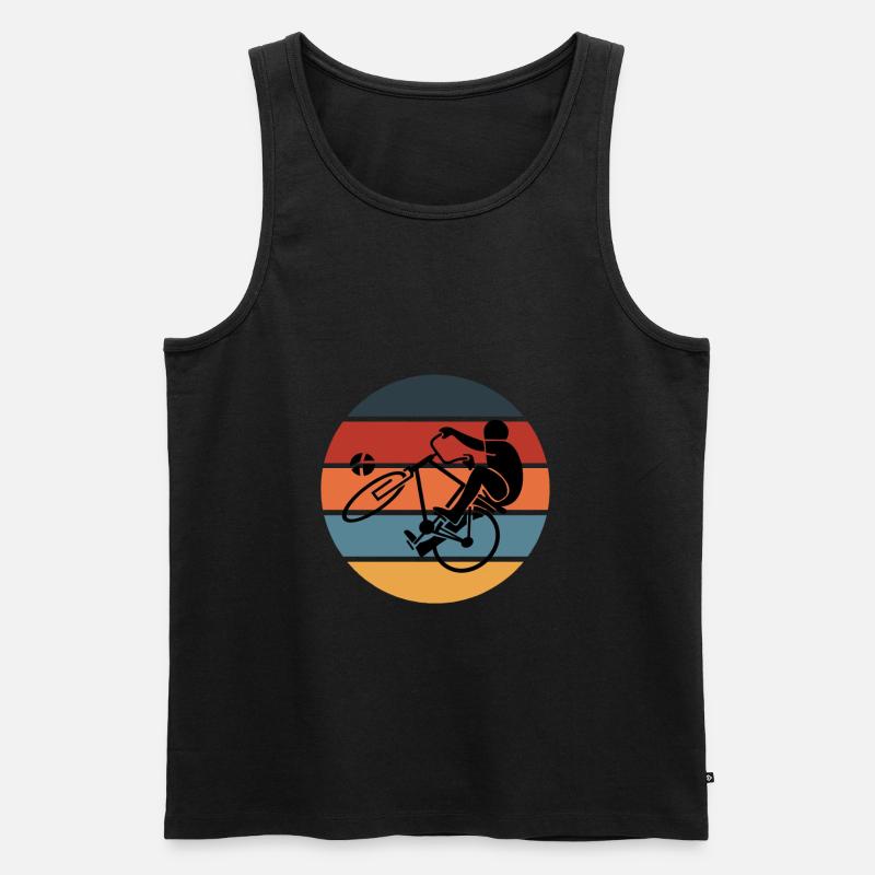 Radball - Männer Premium Bio Tank Top - Schwarz
