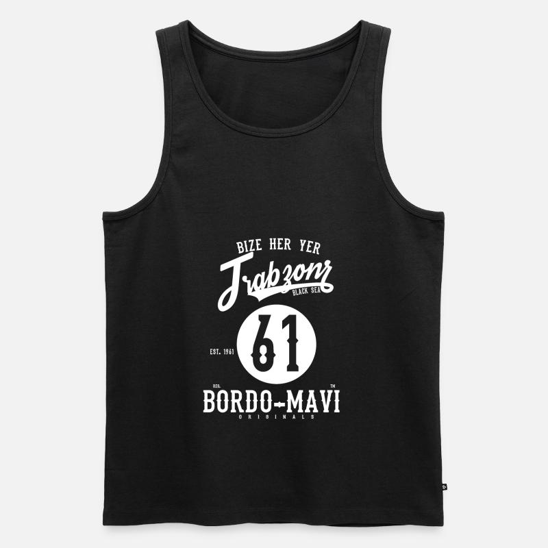 61 TRABZON - Männer Premium Bio Tank Top - Schwarz