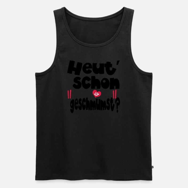 suche sympathisches II - Männer Premium Bio Tank Top - Schwarz