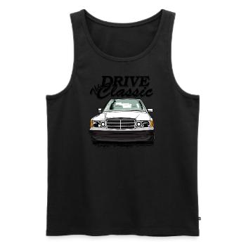 W201 190E drive the classic - Men's Premium Organic Tank Top - black - Front - AI Model Male 178 light (178cm)