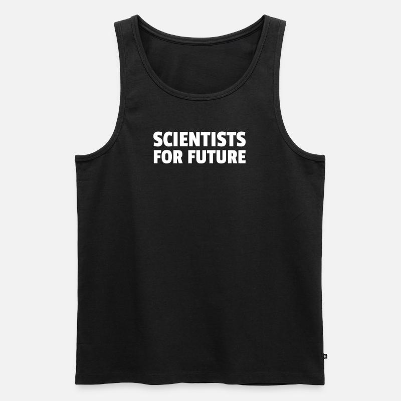 Scientists For Future - Männer Premium Bio Tank Top - Schwarz
