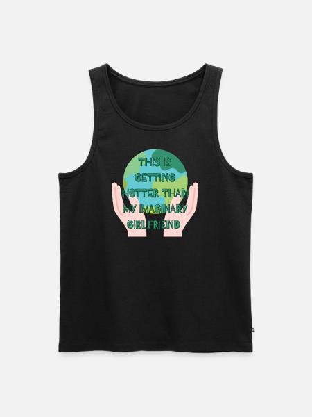 Stop global warming - Men's Premium Organic Tank Top - black