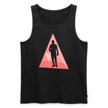 Boxing Boxing Boxer Boxkampf - Männer Premium Bio Tank Top - Schwarz - Vorne - AI Model Male 178 light (178cm)