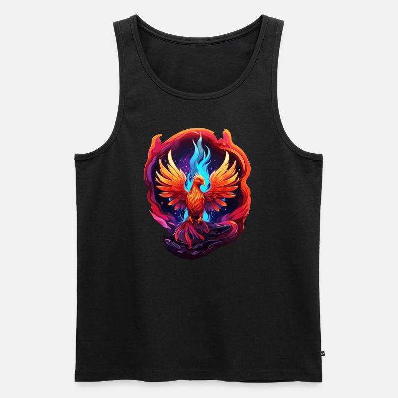Phönix - Männer Premium Bio Tank Top - Schwarz