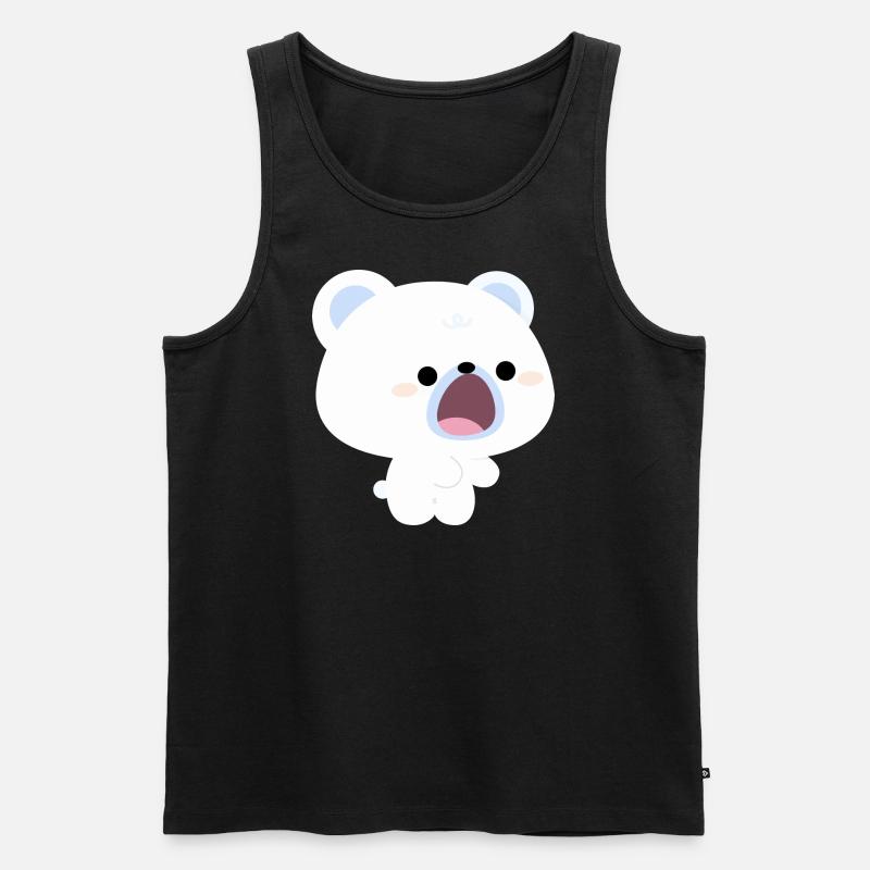 Eisbärenfütterung Teil 2 - Männer Premium Bio Tank Top - Schwarz