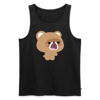 Biber füttern Liebe Teil 2 - Männer Premium Bio Tank Top - Schwarz - Vorne - AI Model Male 178 light (178cm)