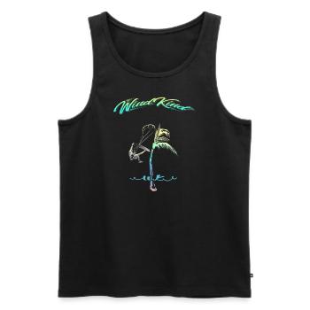 Kitesurfer Palm - Men's Premium Organic Tank Top - black - Front - AI Model Male 178 light (178cm)