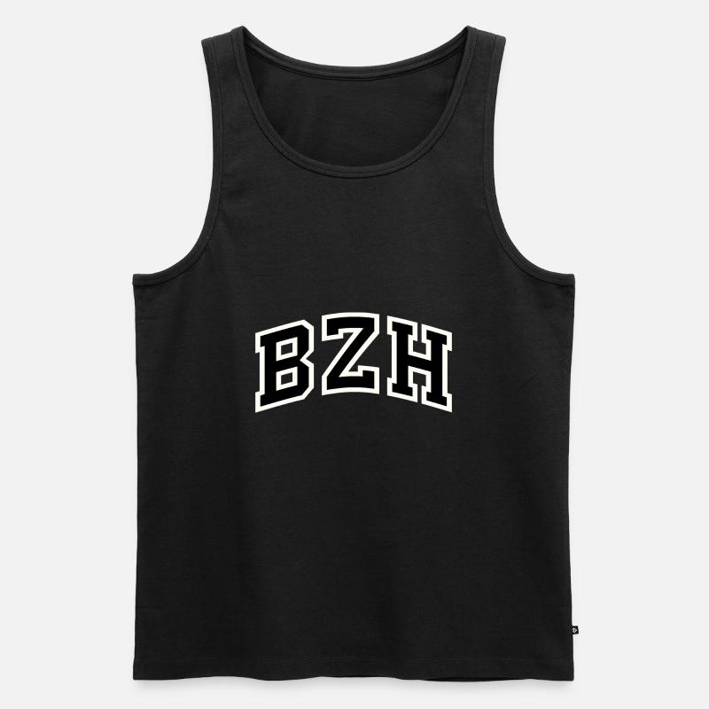 Das BZH - Männer Premium Bio Tank Top - Schwarz