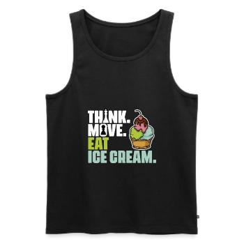 Fun board game enthusiast for - Men's Premium Organic Tank Top - black - Front - Michal (187cm)