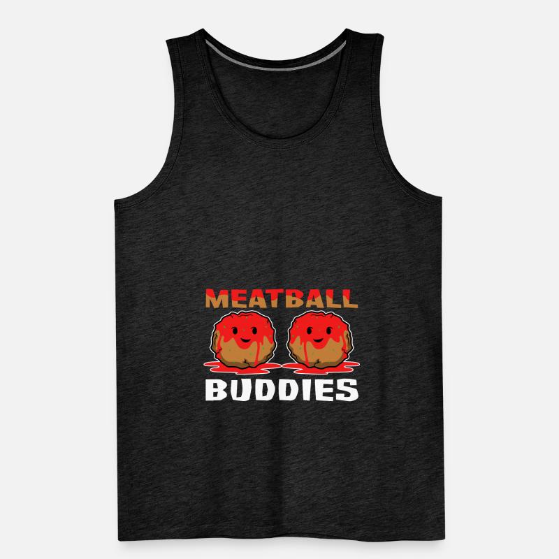 Beste Hackbällchen Freunde - Meatball Männer Premium Bio Tank Top