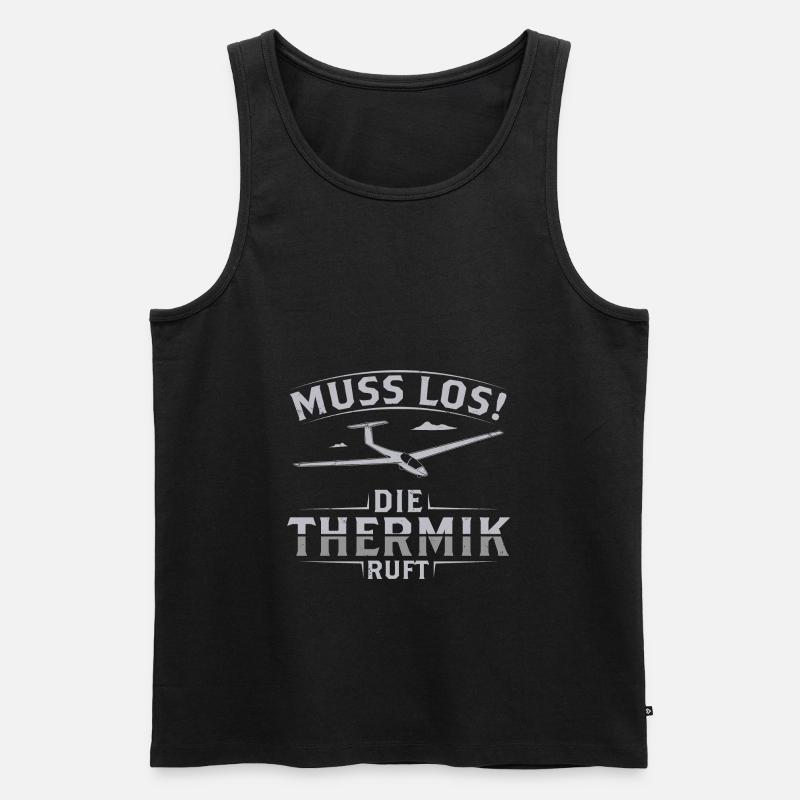 Thermik - Männer Premium Bio Tank Top - Schwarz