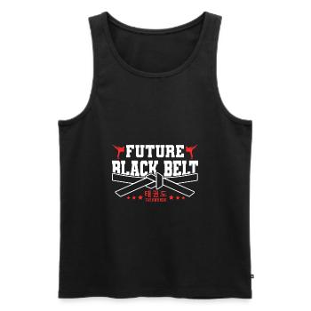TKD Korean Martial Arts Tae Kwon - Männer Premium Bio Tank Top - Schwarz - Vorne - Michal (187cm)