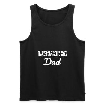 TKD Korean Martial Arts Tae Kwon - Männer Premium Bio Tank Top - Schwarz - Vorne - AI Model Male 178 light (178cm)