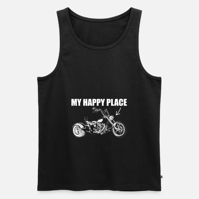 Trike - Männer Premium Bio Tank Top - Schwarz