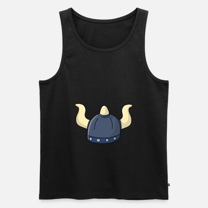 Wikinger Helm - Männer Premium Bio Tank Top - undefined