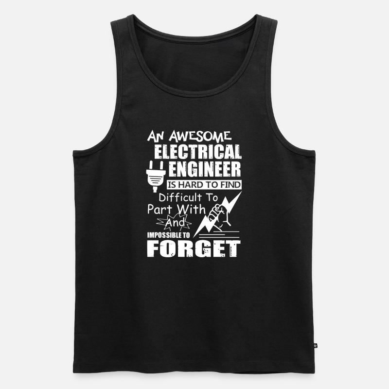 Electrical Engineer Awesome Electrical Engineer - Men's Premium Organic Tank Top - black