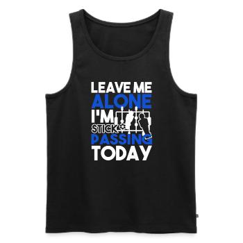Foosball I'm Stick Passing Foosball Today - Men's Premium Organic Tank Top - black - Front - Michal (187cm)