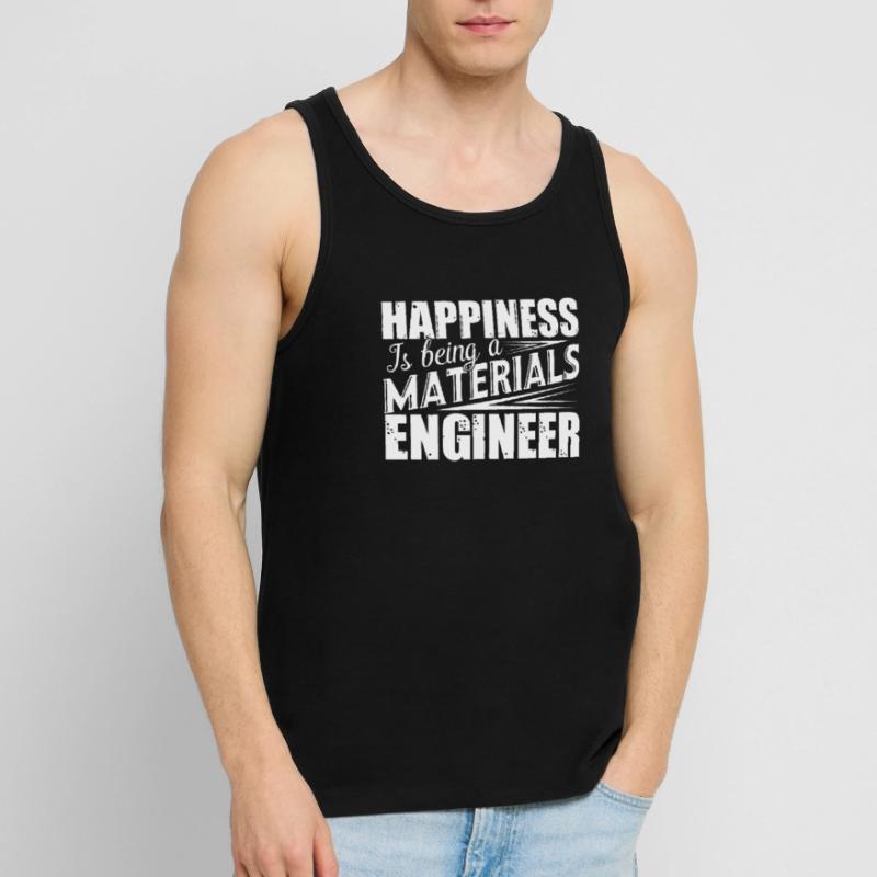 Materials Engineer Being A Materials Engineer Men's Premium Organic Tank Top