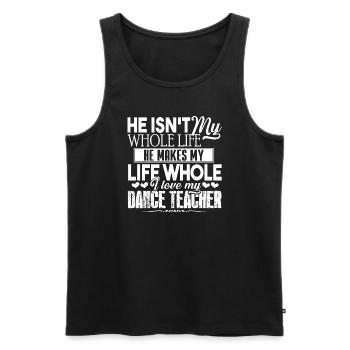 Security Guard I Love My Security Guard - Men's Premium Organic Tank Top - black - Front - Michal (187cm)