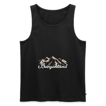 Burgenland Autriche Home Gift - Débardeur bio Premium Homme - noir - Devant - Michal (187cm)