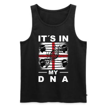 Sardinia Flag Sardinian Flag Sardegna Flag - Men's Premium Organic Tank Top - black - Front - AI Model Male 178 light (178cm)