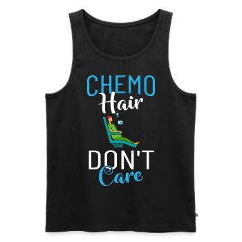 Chemotherapy Chemo Cancer Therapy - Men's Premium Organic Tank Top - black - Front - AI Model Male 178 light (178cm)