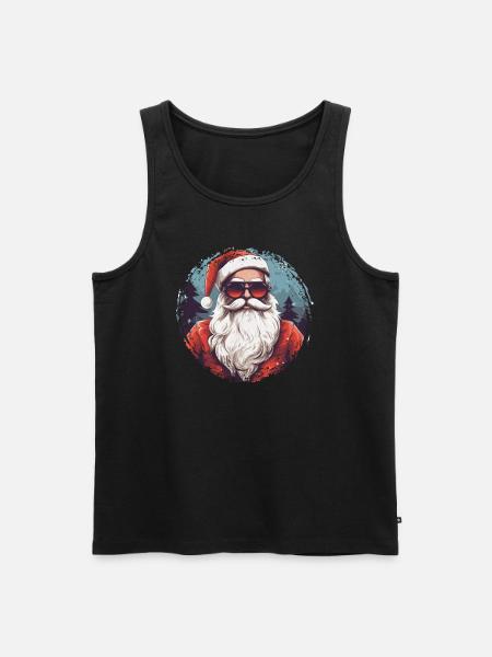 Merry Christmas - Men's Premium Organic Tank Top - black