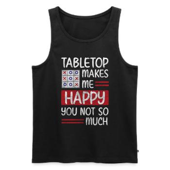 Game Nerd Player - Men's Premium Organic Tank Top - black - Front - AI Model Male 178 light (178cm)