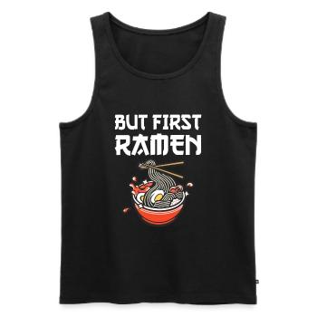 Mais premier ramen soupe de nouilles japonaises ramen - Débardeur bio Premium Homme - noir - Devant - Michal (187cm)
