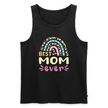 Best Mom ever -beste Mutter design - Männer Premium Bio Tank Top - Schwarz - Vorne - AI Model Male 178 light (178cm)