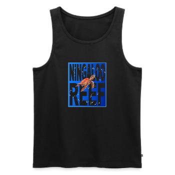 Ningaloo Reef - Australia - Men's Premium Organic Tank Top - black - Front - Michal (187cm)