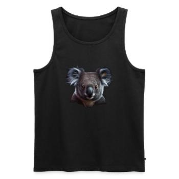 Koala Bear Australia 4 - Männer Premium Bio Tank Top - Schwarz - Vorne - AI Model Male 178 light (178cm)