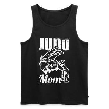 Judo Mama - Men's Premium Organic Tank Top - black - Front - AI Model Male 178 light (178cm)