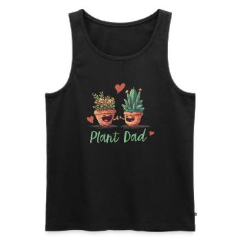 Un délice pour les amoureux du jardin - Débardeur bio Premium Homme - noir - Devant - Michal (187cm)