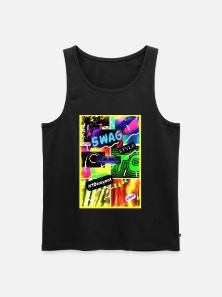 SWAG 4000 - Débardeur bio Premium Homme - noir