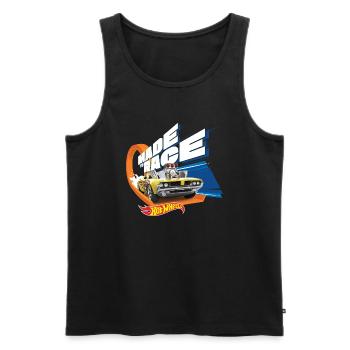 Hot Wheels Muscle Car Made To Race - Männer Premium Bio Tank Top - Schwarz - Vorne - Michal (187cm)