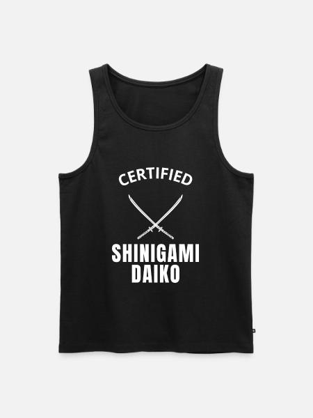 Certified Shinigami Daiko Manga Anime Citation - Men's Premium Organic Tank Top - black