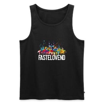 Köln Kölle Karneval Gebützt Kölle Alaaf Jeck Party - Männer Premium Bio Tank Top - Schwarz - Vorne - Michal (187cm)