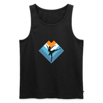 Ballett - Männer Premium Bio Tank Top - Schwarz - Vorne - Michal (187cm)