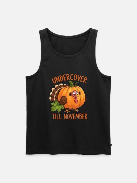 Undercover Turkey - Men's Premium Organic Tank Top - black