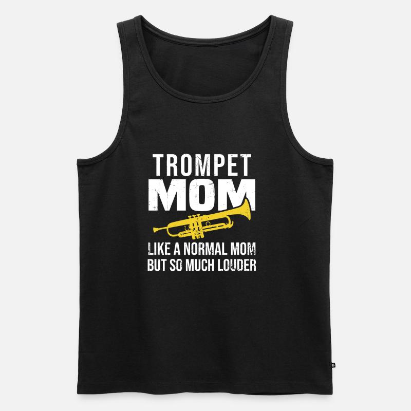 Mama täuscht - Männer Premium Bio Tank Top - Schwarz
